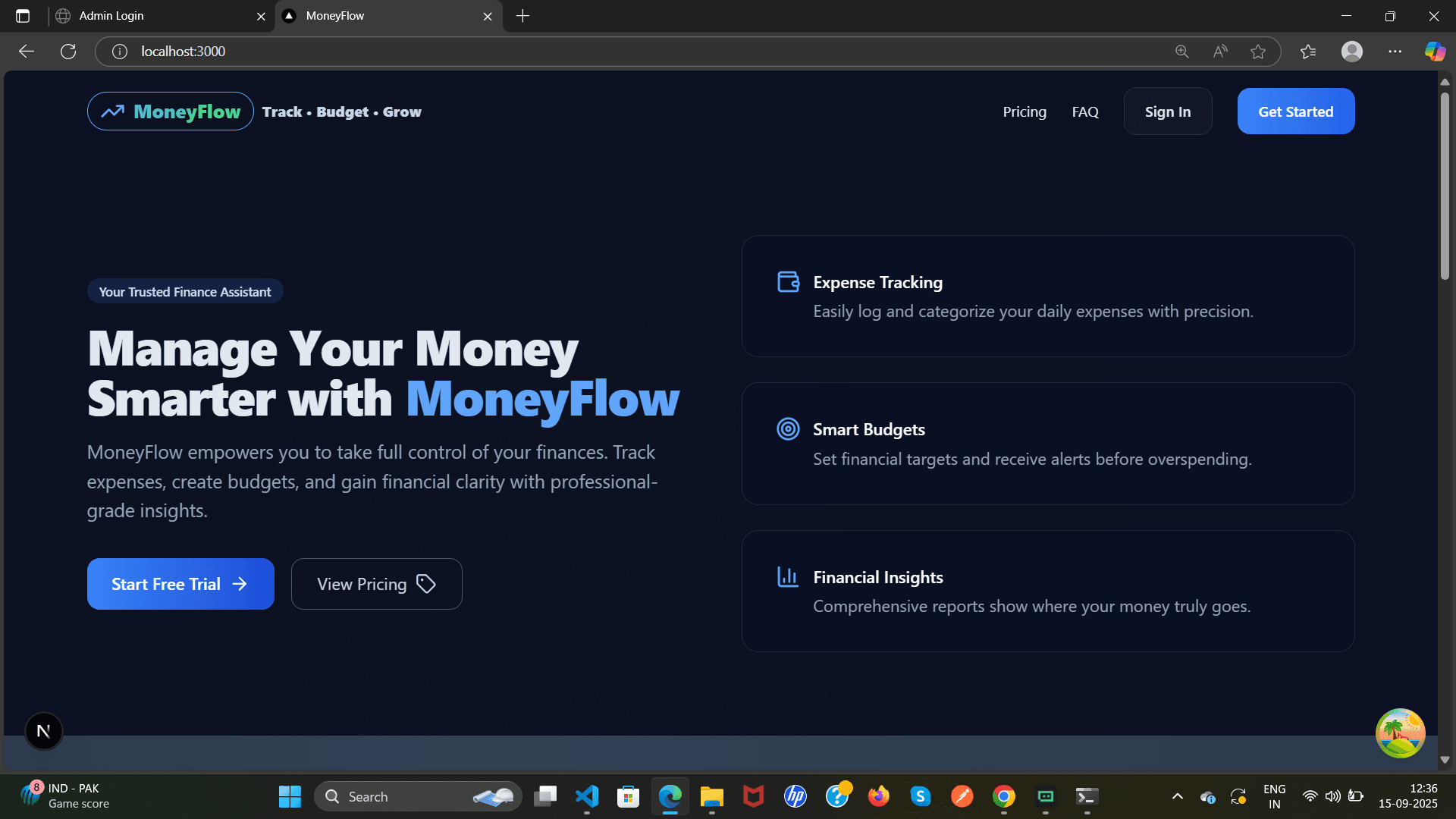 MoneyFlow - Expense Tracker Budget Planner (Backend)